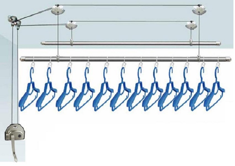 Giàn phơi quần áo thông minh tại Quảng Ninh